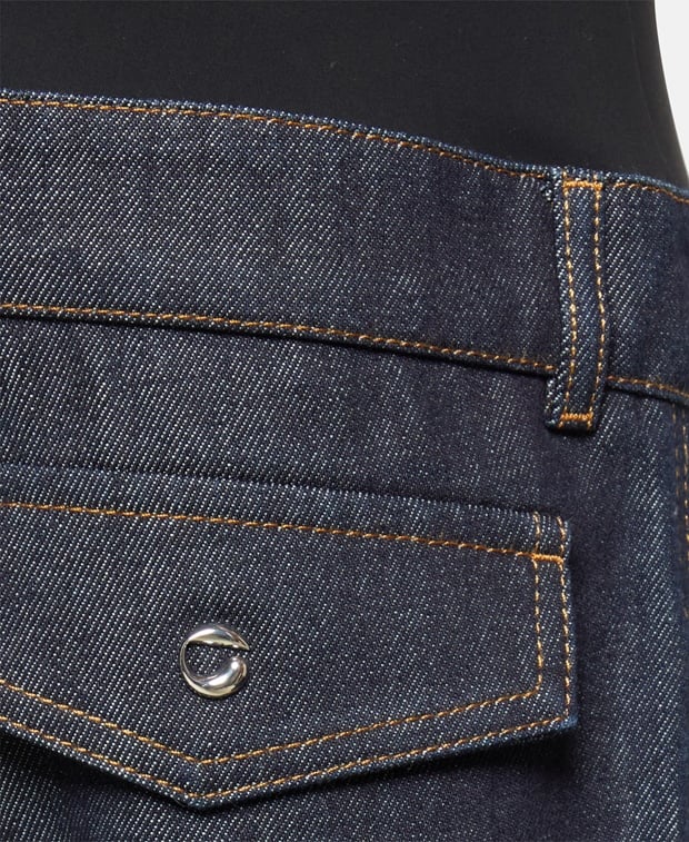 Coperni Wide-leg jeans Copp