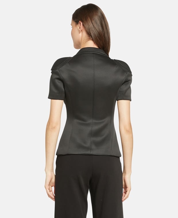 Coperni Leather-look blazer Black