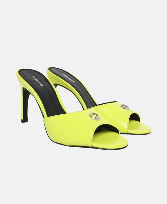 Coperni Mules Neon Green