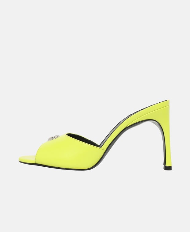 Coperni Mules Neon Green