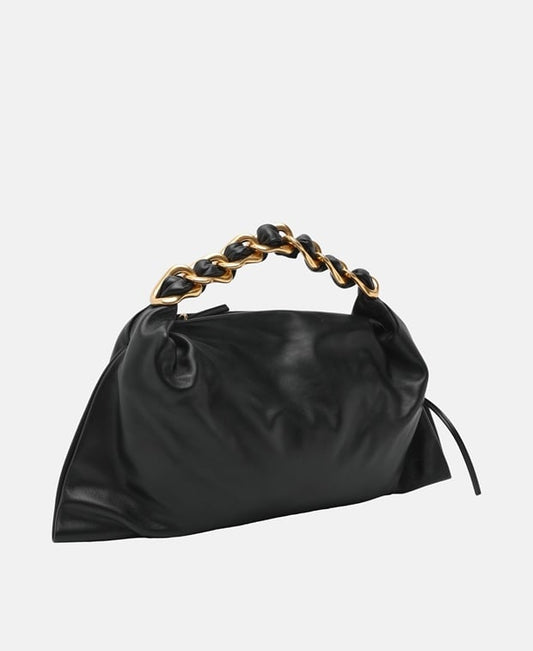 Burberry Medium Swan Leather handbag Black