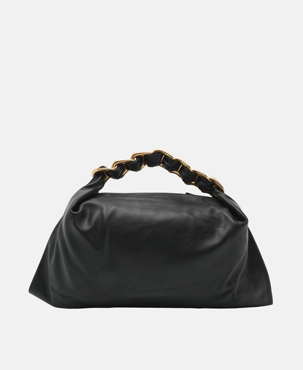 Burberry Medium Swan Leather handbag Black
