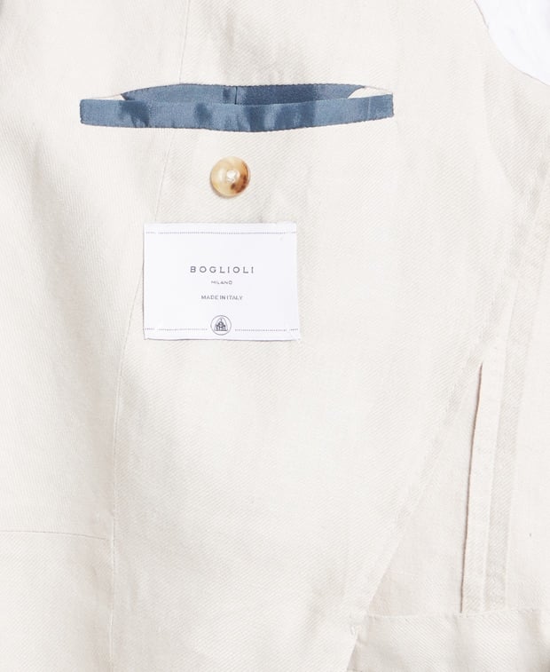 Boglioli Linen suit Light Grey