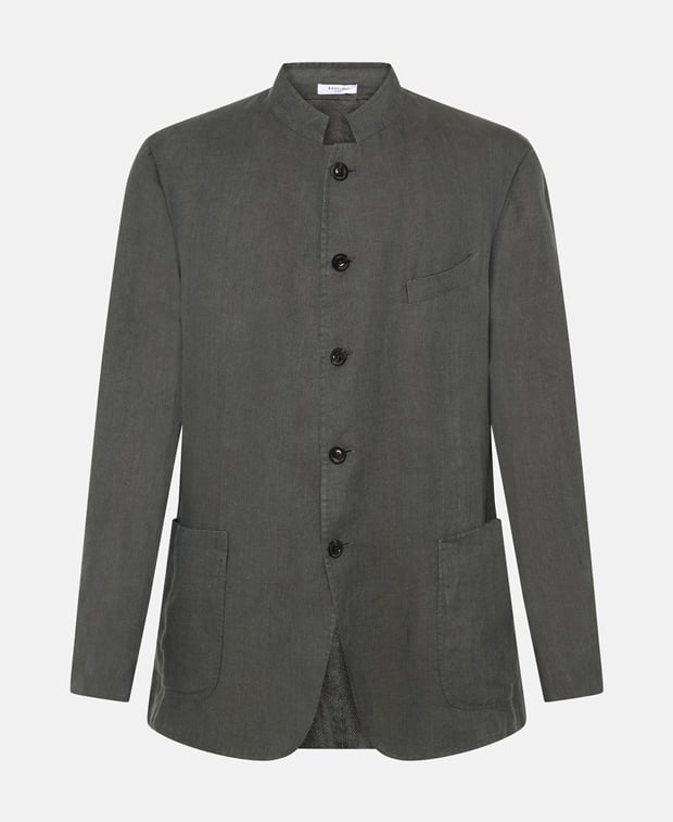 Boglioli Linen blazer Green