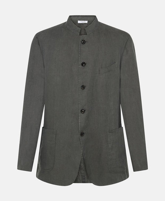 Boglioli Linen blazer Green
