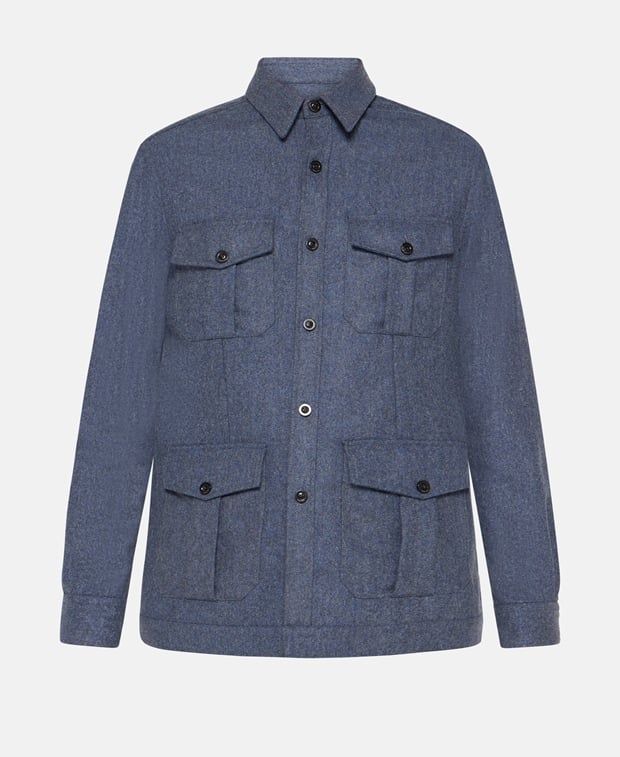 Boglioli Overshirt Navy