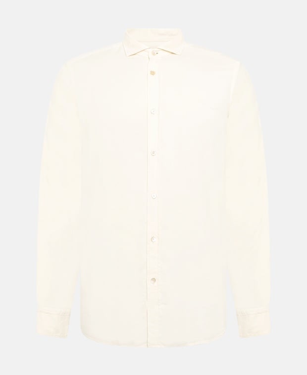 Boglioli Long-sleeved shirt - regular fit Oatmeal
