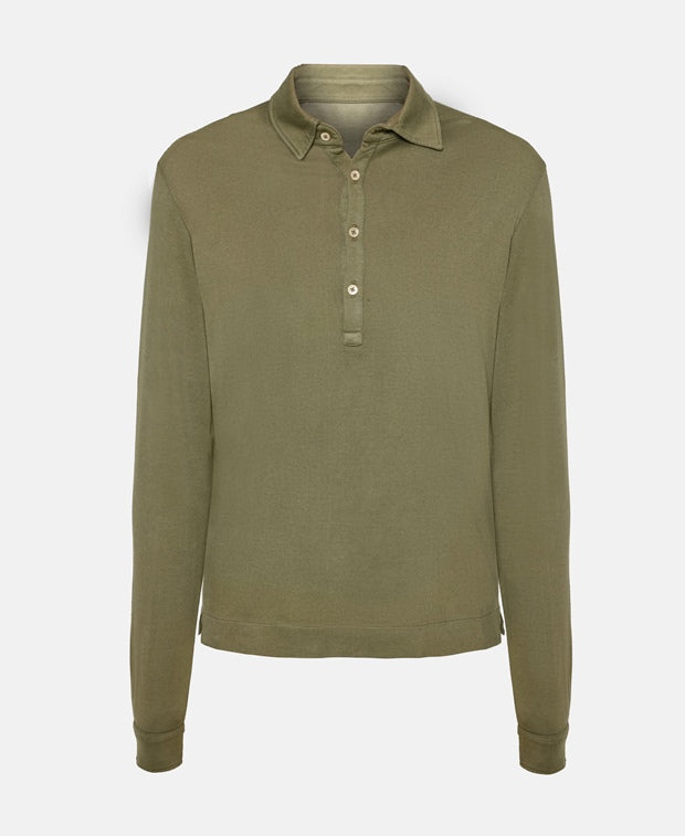 Boglioli Long-sleeved polo shirt