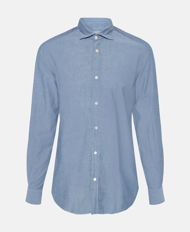 Boglioli Long-sleeved shirt - regular fit Light Blue