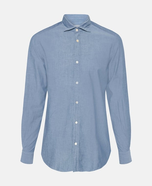 Boglioli Long-sleeved shirt - regular fit Light Blue