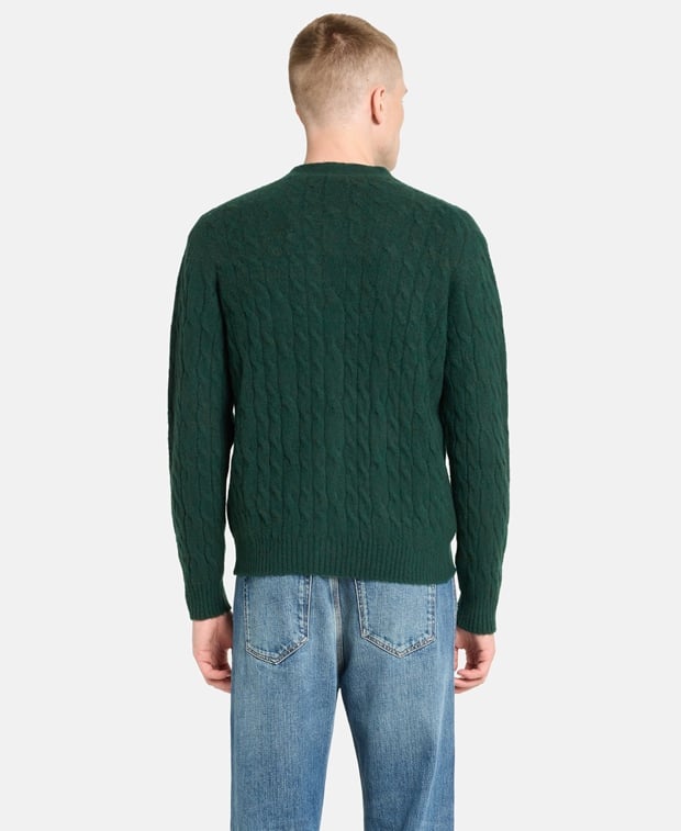 Boglioli Wool cardigan Green