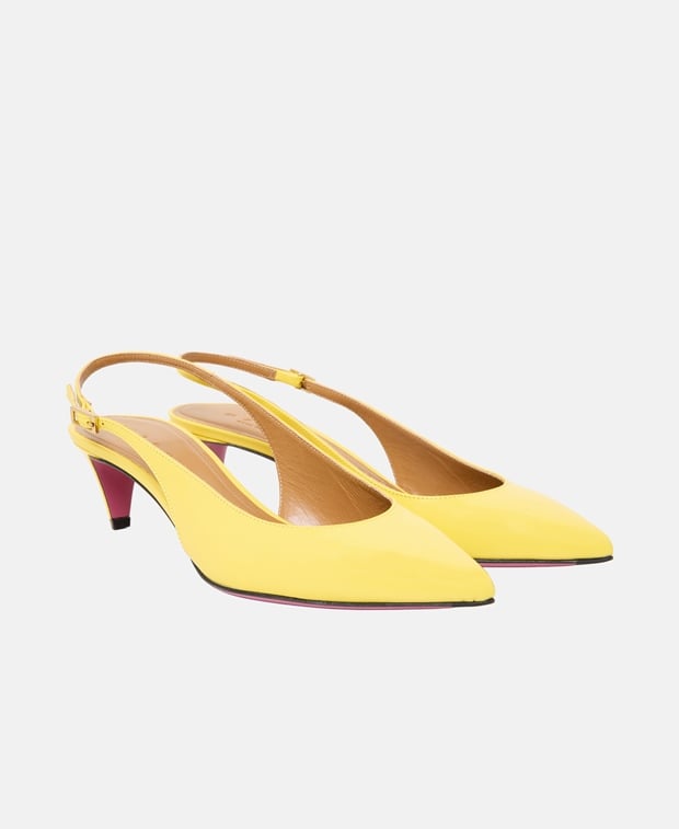 Marni Slingback pumps Gold