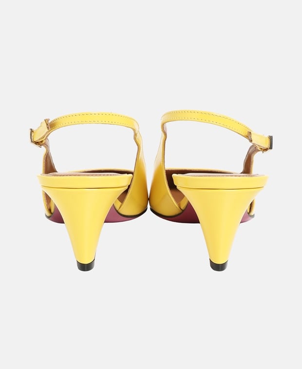 Marni Slingback pumps Gold