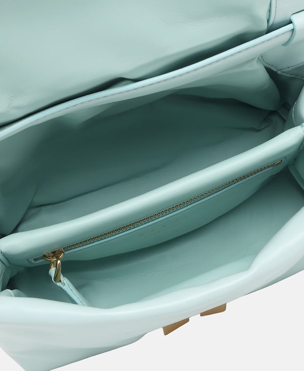 Marni Leather shoulder bag Light Blue