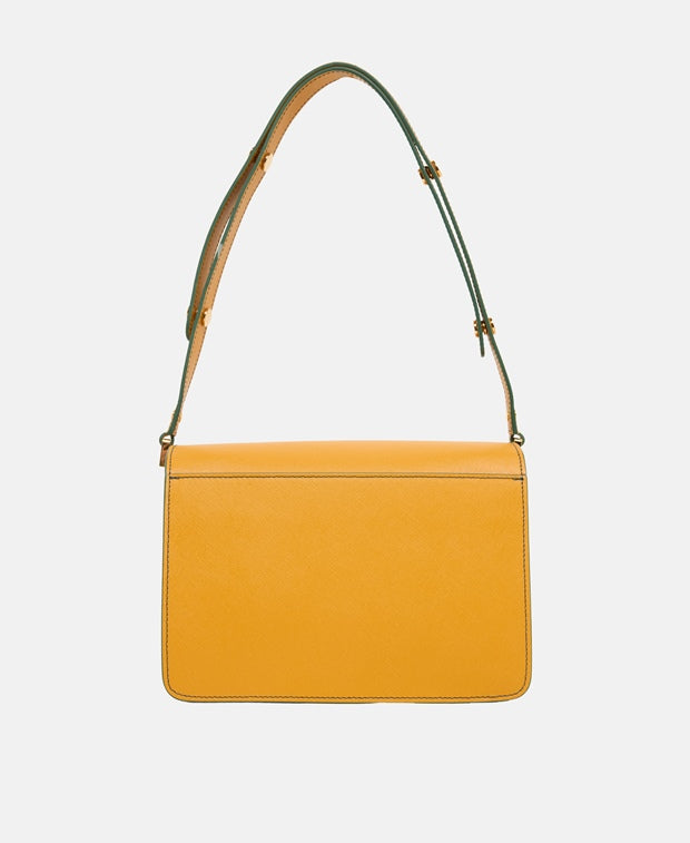 Marni Leather shoulder bag Light Orange