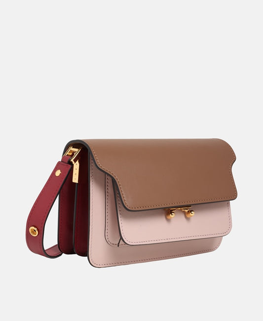 Marni Leather shoulder bag Gold