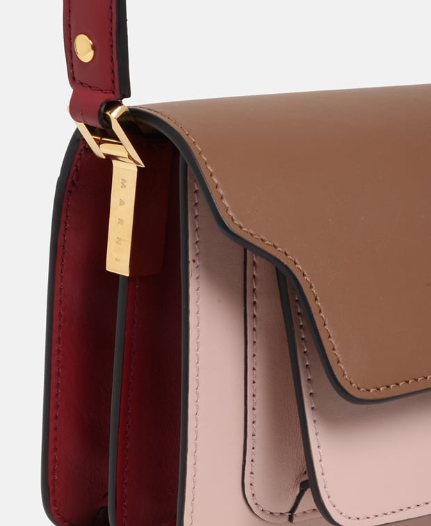 Marni Leather shoulder bag Gold