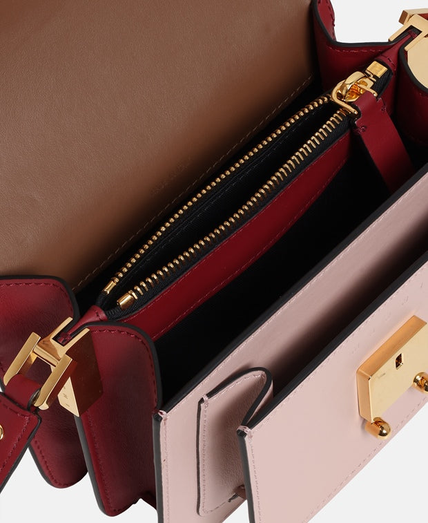 Marni Leather shoulder bag Gold