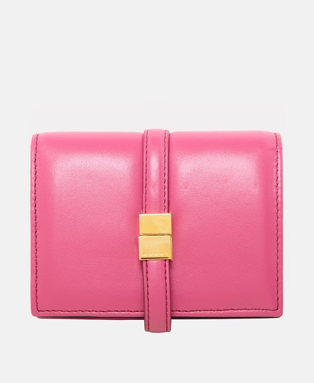 Marni Leather wallet Fuchsia