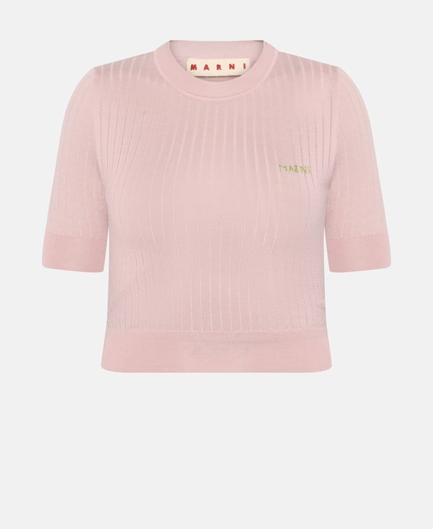 Marni Short-sleeved pullover Pink