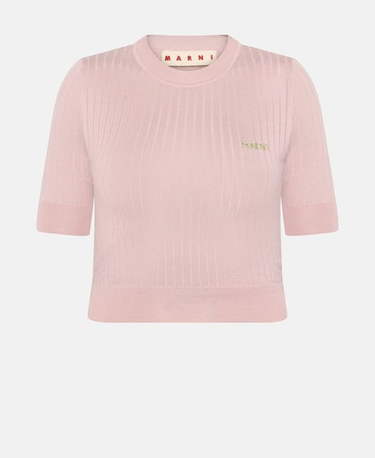 Marni Short-sleeved pullover Pink