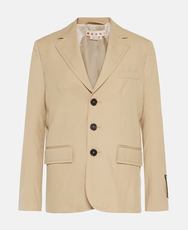 Marni Wool blazer Dark Yellow