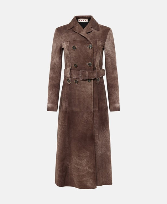 Marni Leather trench coat