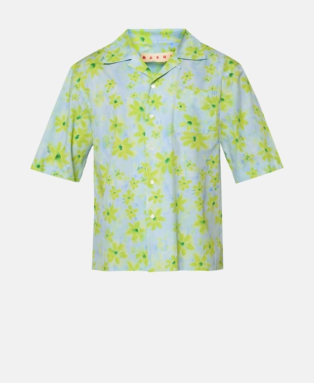 Marni Short-sleeved shirt - relaxed fit Navy