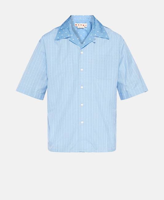 Marni Short-sleeved shirt - casual fit Blue