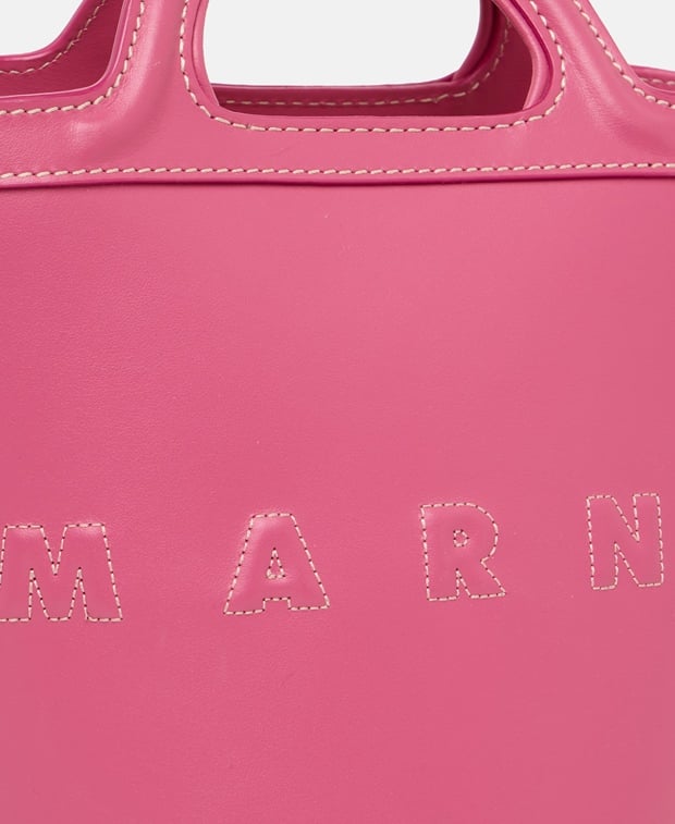Marni Leather bucketbag Purple