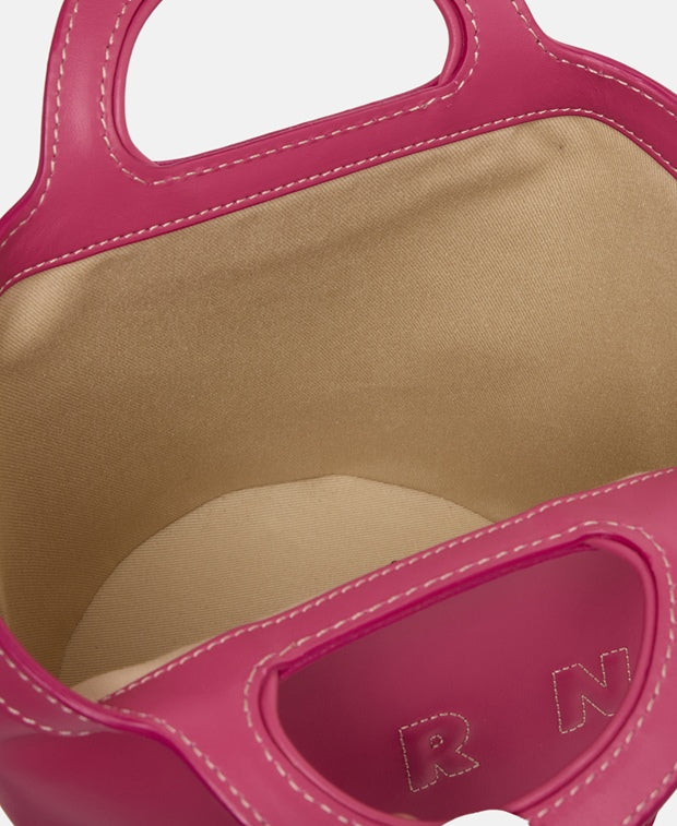 Marni Leather bucketbag Purple