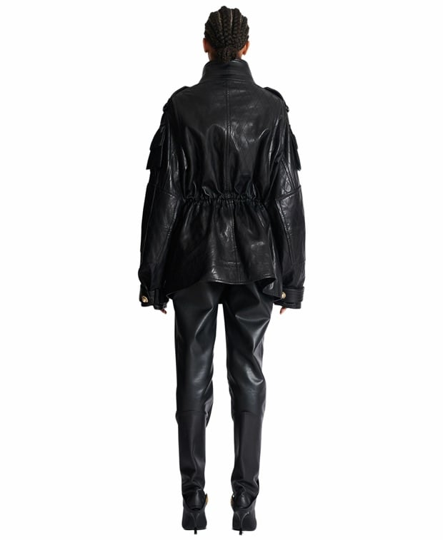 Balmain Traditional leather jacket