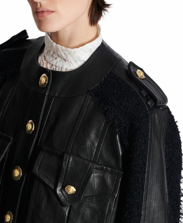 Balmain Traditional leather jacket