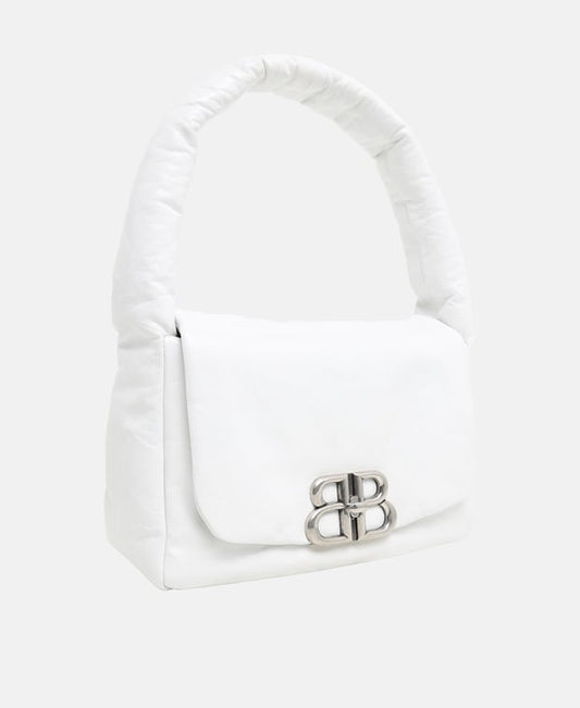 Balenciaga Le Monaco Leather handbag White