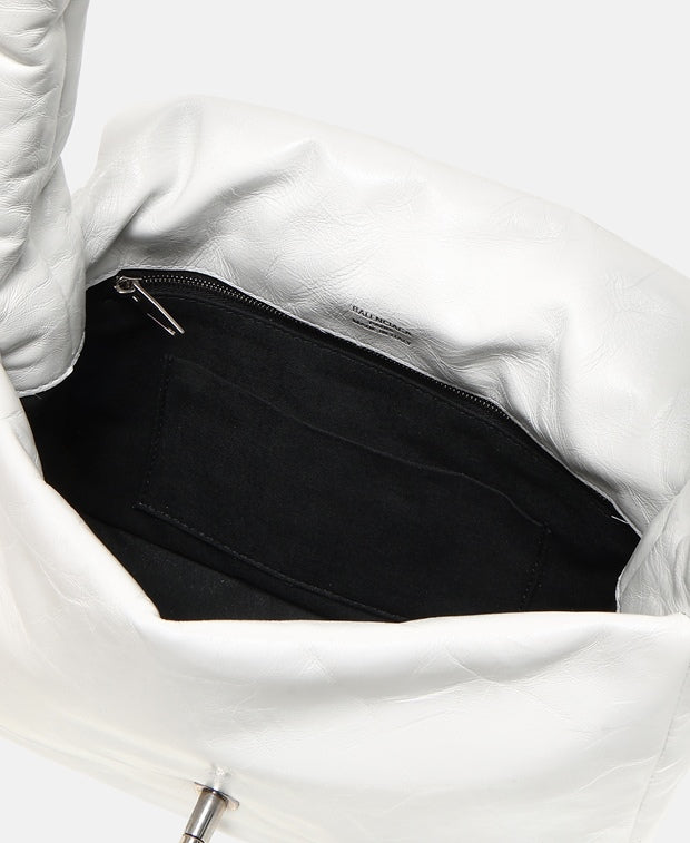 Balenciaga Le Monaco Leather handbag White