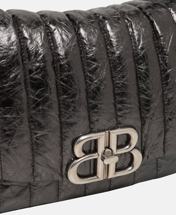 Balenciaga Le Monaco Leather handbag Black