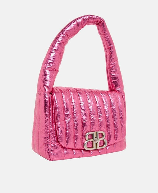 Balenciaga Le Monaco Leather handbag Pink