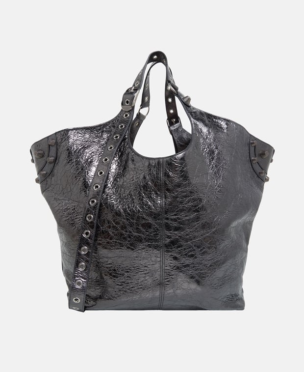 Balenciaga Le Cagole Leather tote bag Black
