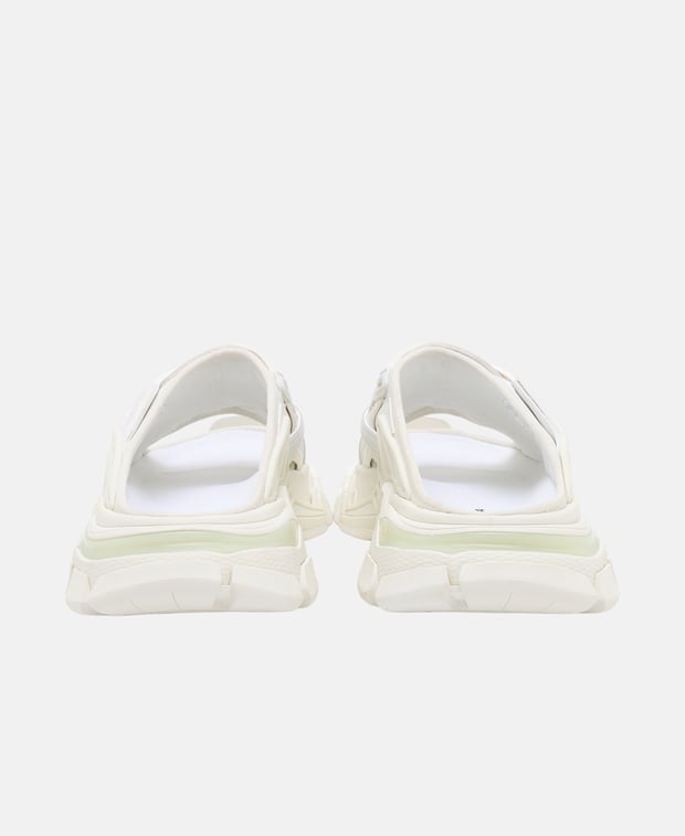 Balenciaga Monoco Slides White