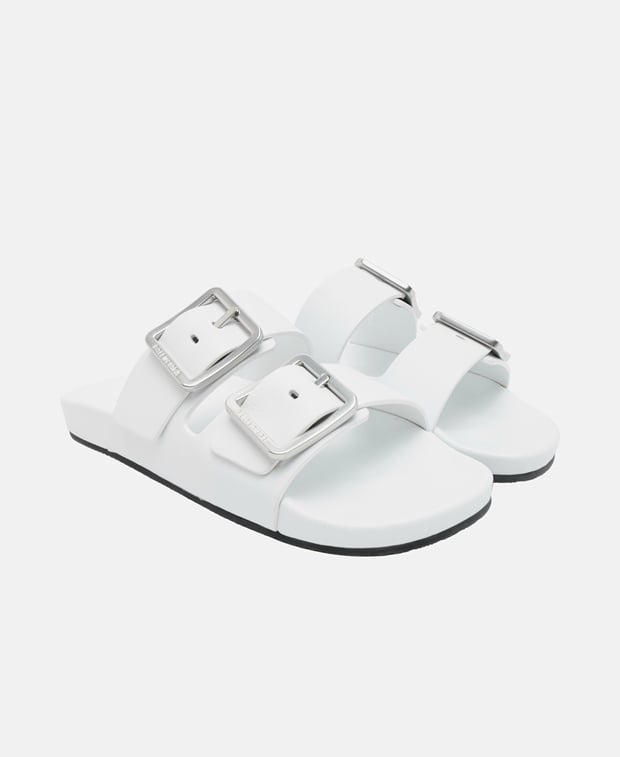 Balenciaga Mallorca Sandals White