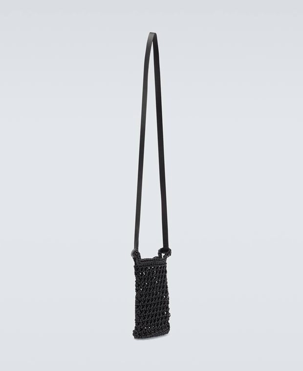 Jil Sander Cross-body bag Caviar Black