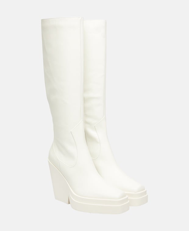 Gia Borghini Ankle boots Ecru
