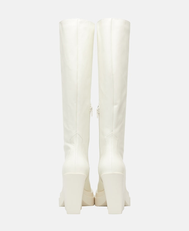 Gia Borghini Ankle boots Ecru