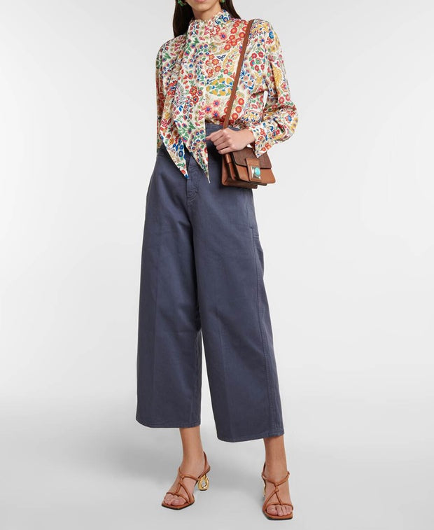 Etro Wide-leg jeans Navy
