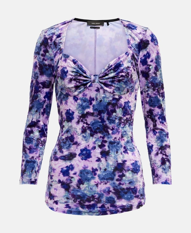 Isabel Marant Velvet blouse Purple
