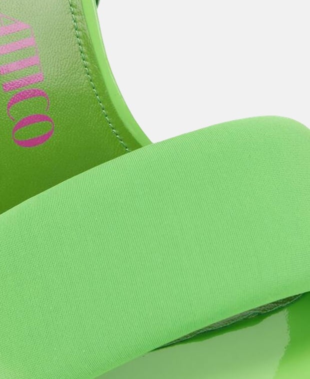 The Attico Heeled sandals Green