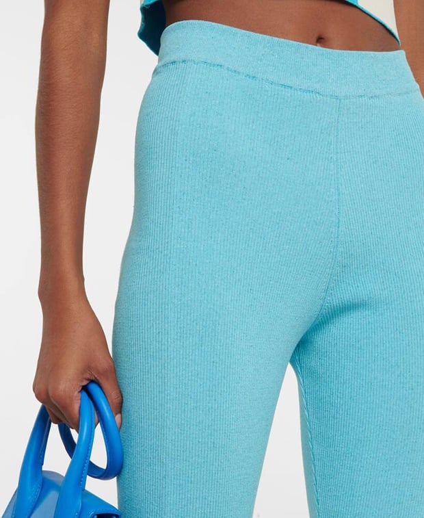 Jacquemus Casual trousers Turquoise