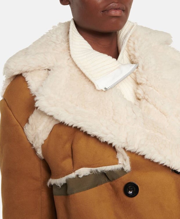Sacai Winter coat Camel