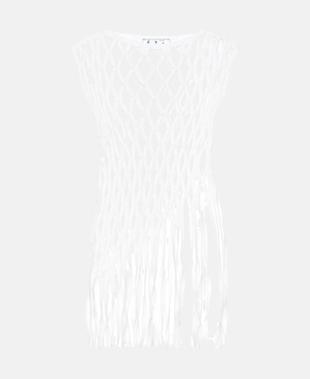 Off-White Crochet top White