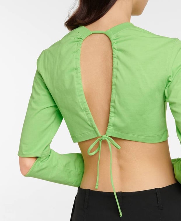 Jacquemus Long-sleeved top Green